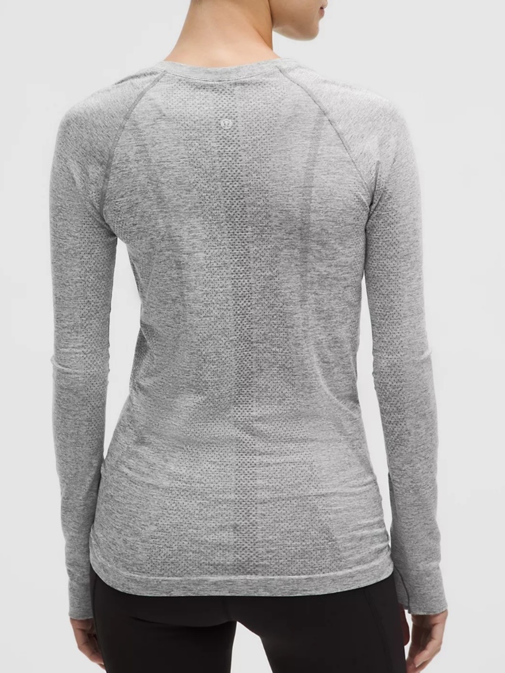 Lulu Swiftly Tech Long-Sleeve Shirt 2.0 Hip Length Gray Size 2
